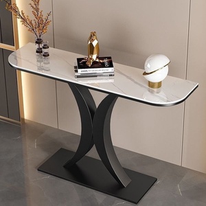 <span class=keywords><strong>Console</strong></span> moderne de luxe léger en dalle de roche, étroite, durable et facile à nettoyer pour l'entrée et le salon - Product Image 3