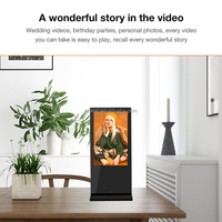 7 "8" 10.1 "12" 13 "15" 17 "22" 25 "32" 10 pouces Smart LCD LPS Advertising Display Cadre photo numérique avec piles rechargeables