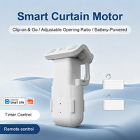 Ouvre-rideau intelligent WiFi Tuya, moteur électrique automatique, commande vocale, compatible avec Alexa et Google Home, pour salon moderne, bureau