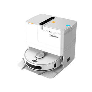 Robot aspirateur laveur professionnel automatique pour sols secs et humides, avec fonction de nettoyage automatique, zones interdites programmables et balayage des tapis - Product Image 1
