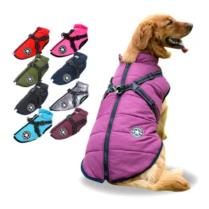 Ropa de lujo para mascotas de fábrica, ropa para mascotas de alta calidad, pecho y espalda, chaleco para mascotas, ropa de invierno para perros