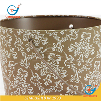 Pot de fleurs en métal pour l'extérieur de 0,3 gallon pour fleurs et décoration de jardin