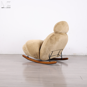 Ghế thư giãn đơn, ghế bập bênh, nội thất phòng khách, ghế dài có tay vịn, ghế nghỉ ngơi, phòng khách hiện đại, ghế sofa thư giãn Z - Product Image 4