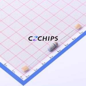 M01W-300K ตัวต้านทาน5% TT63ผ่านรูผ่านชิ้นส่วนรู (THT) ฟิล์มออกไซด์โลหะ D4.5xL11mm 300Kohm 5% 1W - Product Image 2