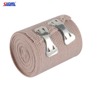 Màu da y tế cao Nén băng đàn hồi với nhôm Clip - Product Image 3