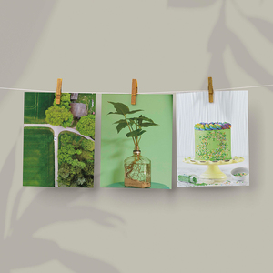 Vente en gros de 50 pièces vertes personnalisées, kit de collage de qualité supérieure, photos esthétiques de décoration de chambre à coucher, impression d'art mural - Product Image 6