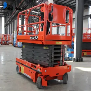 Nhỏ mini tự động ổ đĩa Pin điện tự hành Scissor Lift để bán với CE