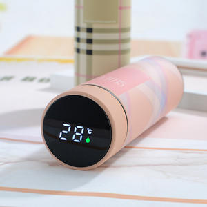 Flacon à vide de sport d'affichage de la température de l'acier inoxydable 18/8 avec l'infuseur de thé en gros - Product Image 5