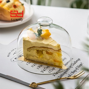 Food Refresh Storage <strong>Cake</strong> <strong>Dome</strong> Preserved Roses <strong>Glass</strong> Lid <strong>Dome</strong> <strong>Glass</strong> for Summer Restaurants - Product Image 5