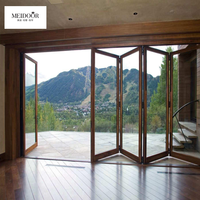 Portes intérieures modernes personnalisées en aluminium fabricant de portes pivotantes en verre pour la maison portes coulissantes pliantes de placard coupe-vent