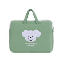 Housse pour ordinateur portable avec sangle de bagage pour 13-14 pouces, sac d'ordinateur en tissu brodé, antichoc, résistant aux rayures, hydrofuge
