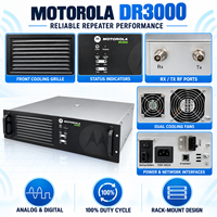Répéteur numérique Motorola DR3000 MOTOTRBO DMR XPR8300 DGR6175 VHF UHF bidirectionnel avec Site Connect pour réseau commercial
