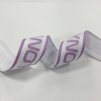 Sangle jacquard motif nom de marque lettre design personnalisé