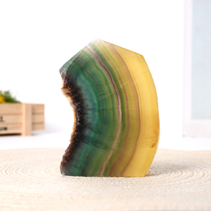 Vente en gros de tours de cristal naturel, tours de fluorite jaune et verte - Product Image 5