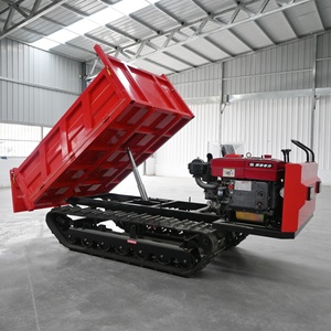 3t tất cả các địa hình thủy lực mini xe tải theo dõi Dumper Crawler xe tải với DIESEL Dumper - Product Image 2