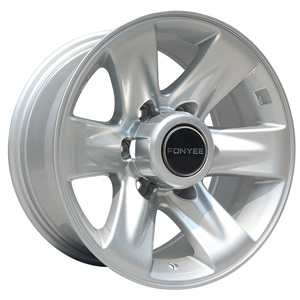 Fonyee assiette profonde hors route 4x4 <span class=keywords><strong>16</strong></span> pouces 16x8 6x139.7 <span class=keywords><strong>6</strong></span> trous de roue à rayons Huecos Mag alliage large roues de voiture jantes Jantes de rinçage automatique - Product Image 1