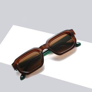 Vintage Thick Square Sunglasses Rectangle Fashion Sun <strong>Glasses</strong> 2025 Women Men Black Frame Shades Custom Eyewear Logo - Product Image 3
