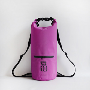 Factory Direct 10L Zipper Outdoor Seaside <b>Swimming</b> Bucket <b>Bag</b> PVC Clip Net Waterproof Pouch Quality Product - Product Image 1