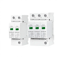 Parafoudre de Classe II 2P 220V 4P 385V 40KA pour la distribution secondaire domestique SPD Protecteur de surtension SD SPD-40 ABS