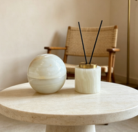 Ensemble diffuseur de parfum en pierre naturelle de luxe, décoration personnalisée pour la maison, l'hôtel, le bureau, décoration aromatique d'intérieur