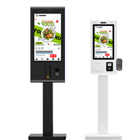 Nuevo quiosco de pago de autoservicio con monitor de pantalla táctil de pie lanzado utilizado para restaurante