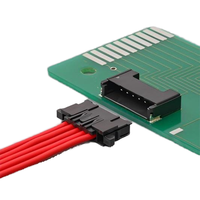 JST XAG Steckverbinder 2,5mm Abstand 20-24AWG Verzinntes Kupfer LED-Licht Kompletter Maßgefertigter Nylon-Kabelbaum für Automobile