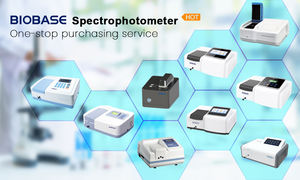 바이오베이스 중국 UV/VIS Spectrophotometer190-1100nm 이중 빔 휴대용 시각 스캐닝 Uv/대 분광기 실험실 식품 - Product Image 2