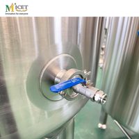 Cuves de brassage pressurisées à double enveloppe en acier inoxydable 500L 1000L 2000L pour ligne de production de bière et de boissons