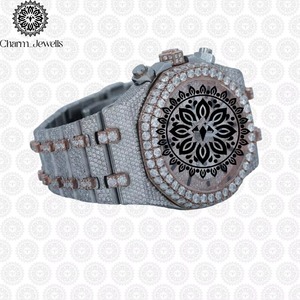 Montre élégante en diamant avec ajustement confortable pour un usage quotidien, disponible en gros - Product Image 1