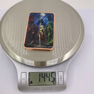 Lingote de Cobre Fino de 5oz, Cuatro Caballeros del Apocalipsis, Set Coleccionable de Metal, Souvenir con Impresión UV a Todo Color, Barra de Cobre - Product Image 6