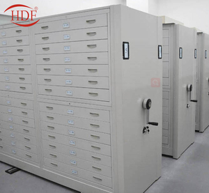 Système de bibliothèque coulissante à roulettes, rangement intelligent pour documents, étagère de rangement compacte, gain de place - Product Image 4