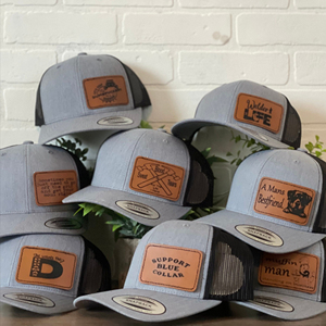 Casquette de Sport Trucker Richardson 112 Unisexe à 6 Panneaux, de Haute Qualité, en Promotion, avec Logo Personnalisé en Écusson de Cuir et Maille Pleine - Product Image 3