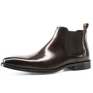 Zapatos de hombre de alta calidad, zapatos formales de lujo para fiestas de negocios, zapatos de hombre de cuero genuino con diseño de patchwork. - Product Image 1