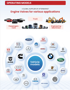 Válvula de Admisión 222112B000 222112B400 y Válvula de Escape 222122B000 para Motor KIA Eng.G4FA-G4FC-G4FD CEE'D 1.4 1.6 CERATO <span class=keywords><strong>SOUL</strong></span> SPORTAGE - Product Image 5