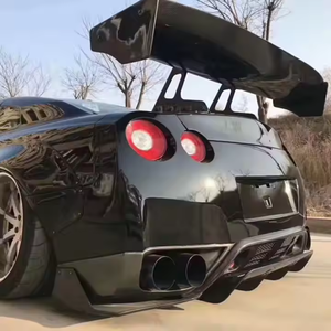 Carbon Fiber /FRP Big Barb Volte Spoiler Rear Trunk Spoiler Boot Lip for Nissan GTR Ford Mustang Toyota GT86 Subaru BRZ - Product Image 3