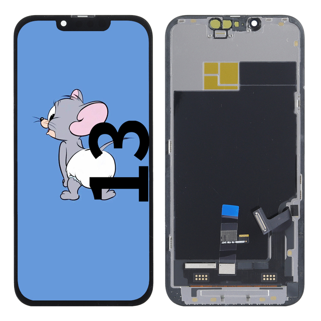 JK SOFT OLED for iPhone 13 Cell Phone Screen LCD Touch Screen Digitizer Assembly Mobile Phone LCD Display Screen Replacement