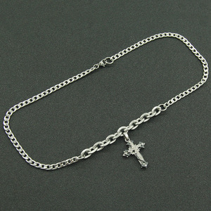 Hot Selling Sweet Cool Exquisite Design <b>Titanium</b> Steel Cross Pendant Necklace Personalized Women's Necklaces Fashion Jewelry - Product Image 2