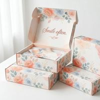 Boîte d'expédition personnalisée avec logo pour petites entreprises, boîte d'emballage en carton, boîte d'expédition en carton ondulé personnalisée