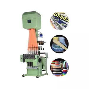 Wholesale price professional manufacture high performance flat computerized jacquard loom weaving machine for narrow fabric