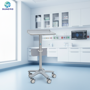 SET21医療モニターカート、モバイルワークステーションカート、救急トロリー、ラップトップカート、機器運搬車、人気商品、最安値 - Product Image 4