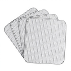Microfiber Dish Drying <b>Mat</b> Super Absorbent Drying Pad <b>Large</b> Size Dish Drying <b>Mat</b> for Countertops Sinks Draining Racks Gray - Product Image 1