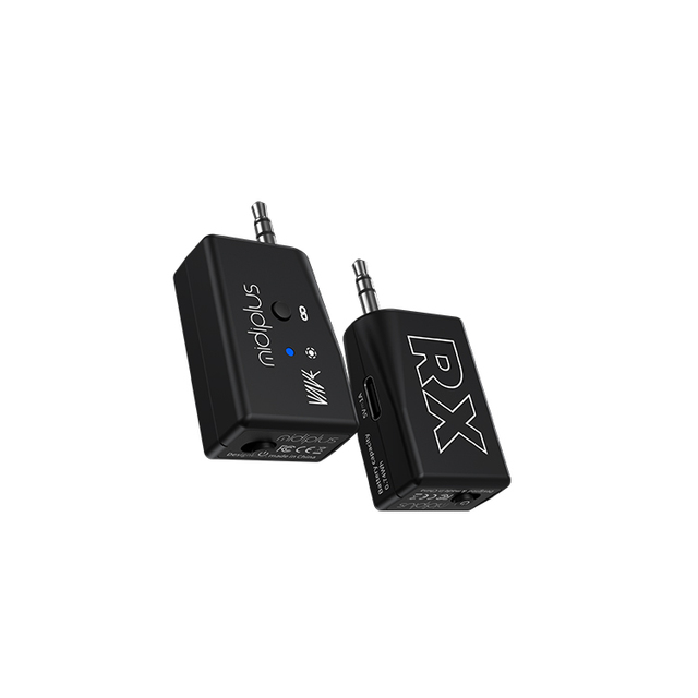 Midiplus Wave 2.4 Ghz Stereo Wireless System Audio Transmission16-Bit/48khz High Quality Audio Adapter Receiver for Recording