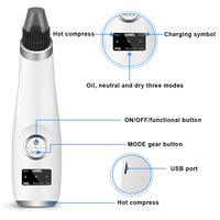 Extracteur de points noirs et de boutons en silicone avec caméra, aspirateur visuel pour nettoyer les pores, WIFI