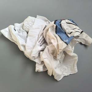 Paños de limpieza de algodón de alta calidad, paños de algodón blancos estampados para cortar camisetas, paños de algodón blancos para limpiar - Product Image 1