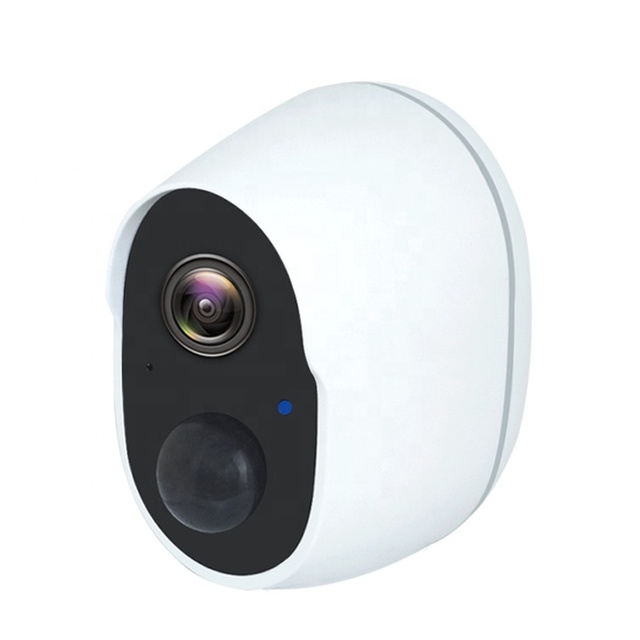 Ice Silkmini Camera Rechargeable Battery Mini Camera White Security Camera H.265 Internet Hd Cctv with Solar Power for Indoor