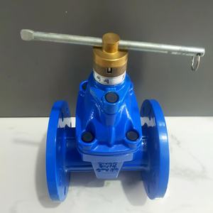 德通德国标准CXZ45X-10/16Q磁力锁手动软密封闸阀防盗加密设计水DN50-DN600 - Product Image 2