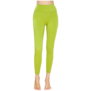 Leggings <span class=keywords><strong>de</strong></span> sport pour femmes Lulu Design, taille haute, élastique, nylon et élasthanne, couleur nude, été, collants <span class=keywords><strong>de</strong></span> yoga - Product Image 3
