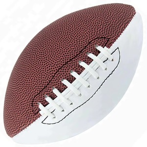 Ballon de football américain en cuir de qualité supérieure, taille personnalisée, avec logo sur mesure, vente en gros, conforme aux normes américaines - Product Image 3