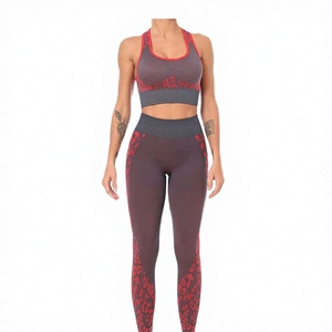 Women Yoga Fitness Shorts Breathable Soft Stretch Fabric Activewear Quick Dry High Elastic Waist 2-Piece Set Training <b>Exercise</b> - Product Image 2