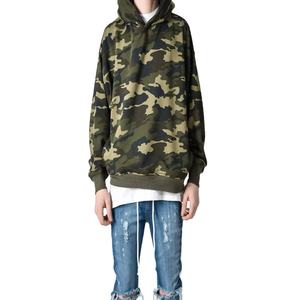 Pull à capuche large pour hommes, vêtement de rue surdimensionné, solide, bonne qualité, avec motif Logo personnalisé, collection hiver 2021 - Product Image 2